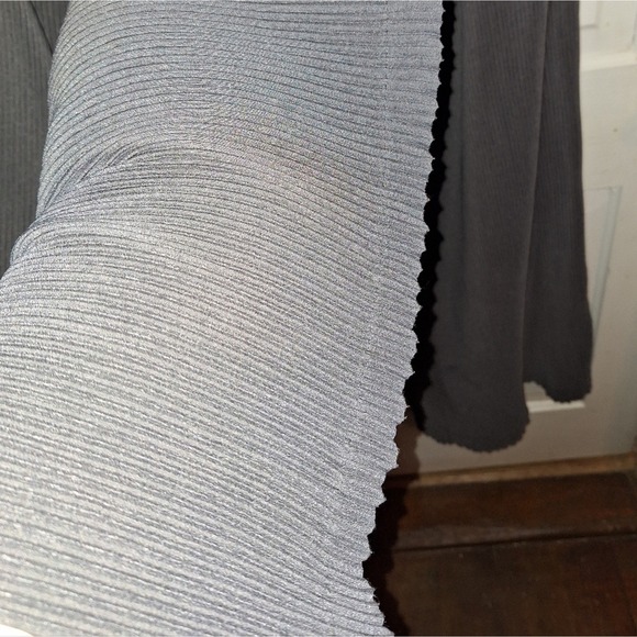 Women's Plus Size 20 Pretty LittleThing Wideleg Ribbed Flowy Office Pullon Pants - Picture 5 of 6